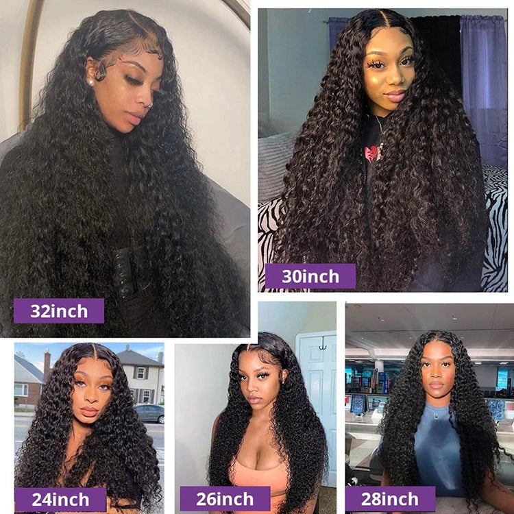 Hd Lace Front Wigs 13X6 Deep Part, Indian Temple Virgin Cuticle Aligned Human Hair Hd Curly Full Lace Front Human Hair Wigs