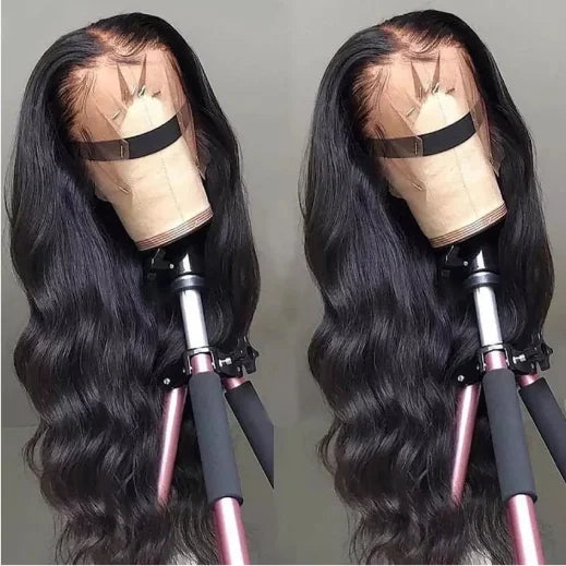 Raw 100% Virgin Human Hair Brazilian Remy Hair Wholesale Water Wave Lace Front Wigs Cuticle Aligned hd Lace Frontal Wigs