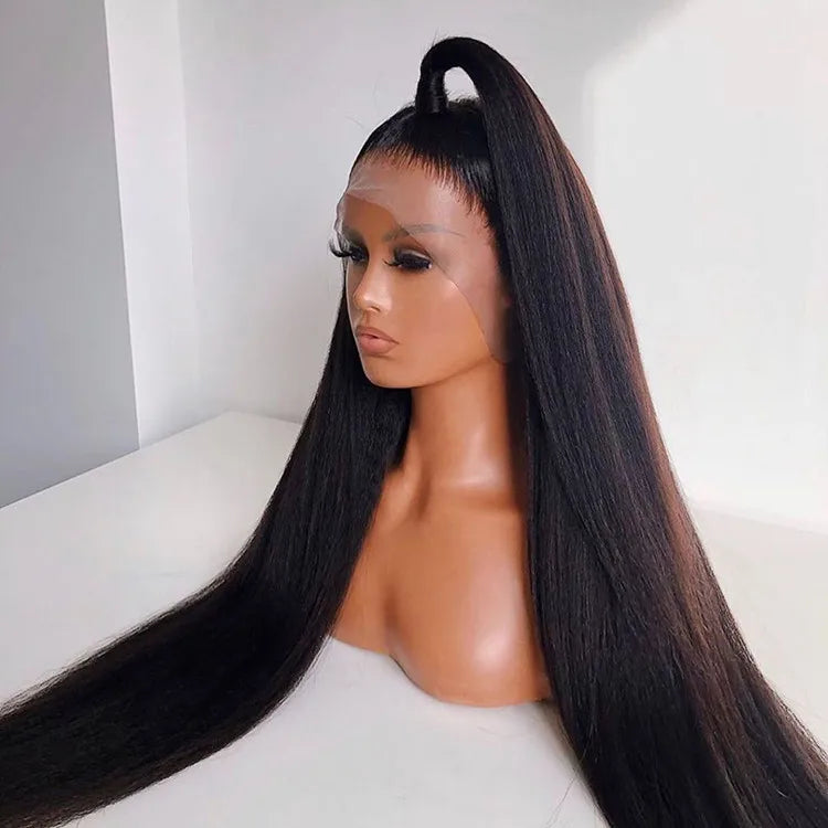 Raw 100% Virgin Human Hair Brazilian Remy Hair Wholesale Water Wave Lace Front Wigs Cuticle Aligned hd Lace Frontal Wigs