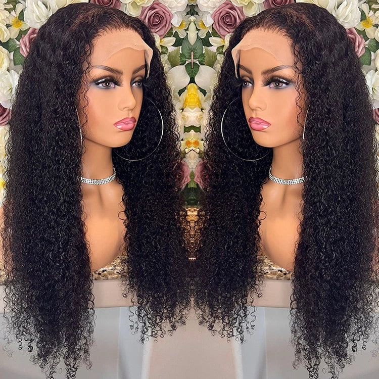 Hd Lace Front Wigs 13X6 Deep Part, Indian Temple Virgin Cuticle Aligned Human Hair Hd Curly Full Lace Front Human Hair Wigs