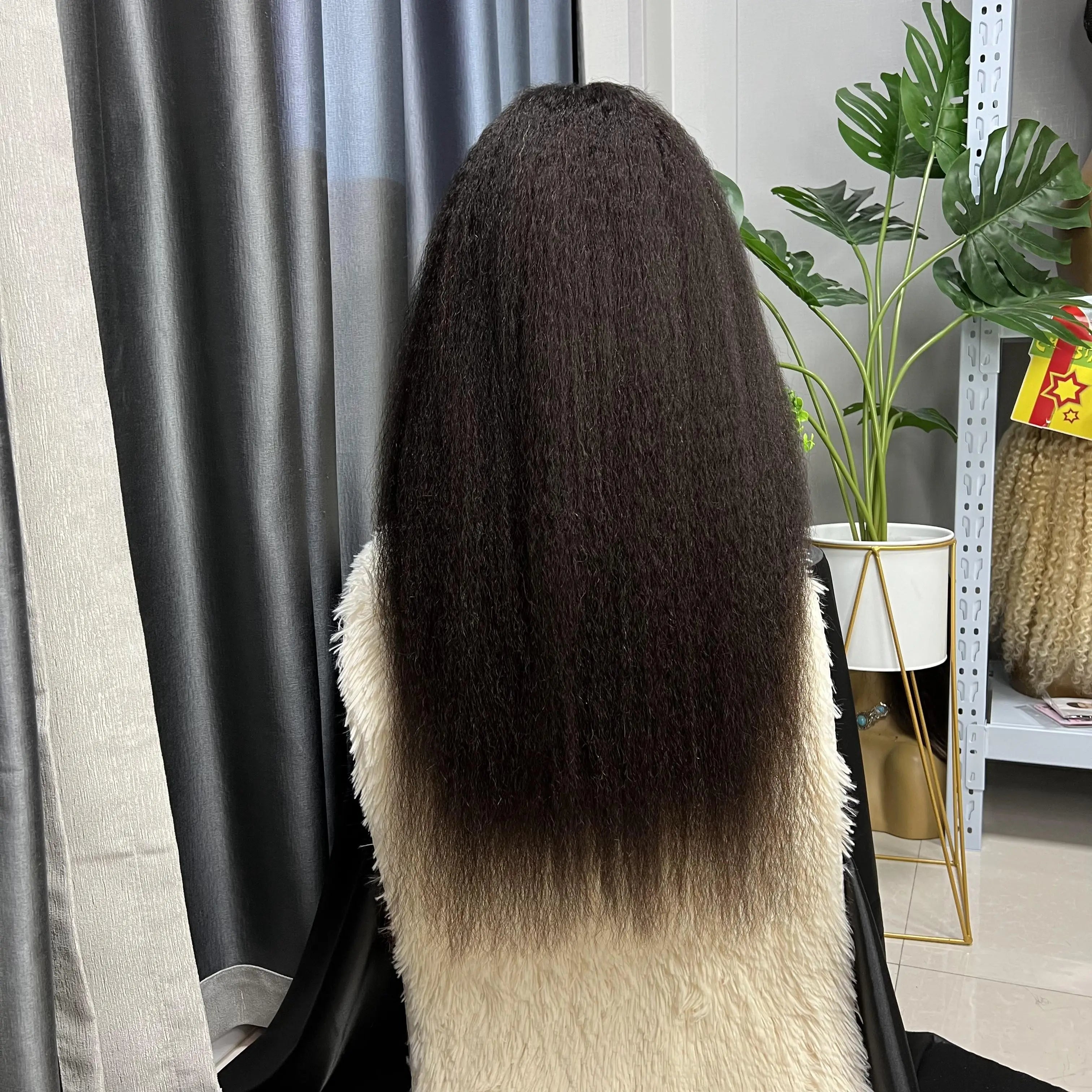 40 Inch 13x6 Deep Wave Indian Hair Wigs Human Hair Glueless Full HD Transparent Lace Front Wigs Curly Remy Hair HD Lace Wig