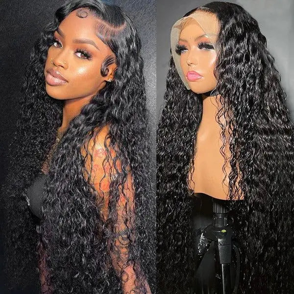 Hd Lace Front Wigs 13X6 Deep Part, Indian Temple Virgin Cuticle Aligned Human Hair Hd Curly Full Lace Front Human Hair Wigs