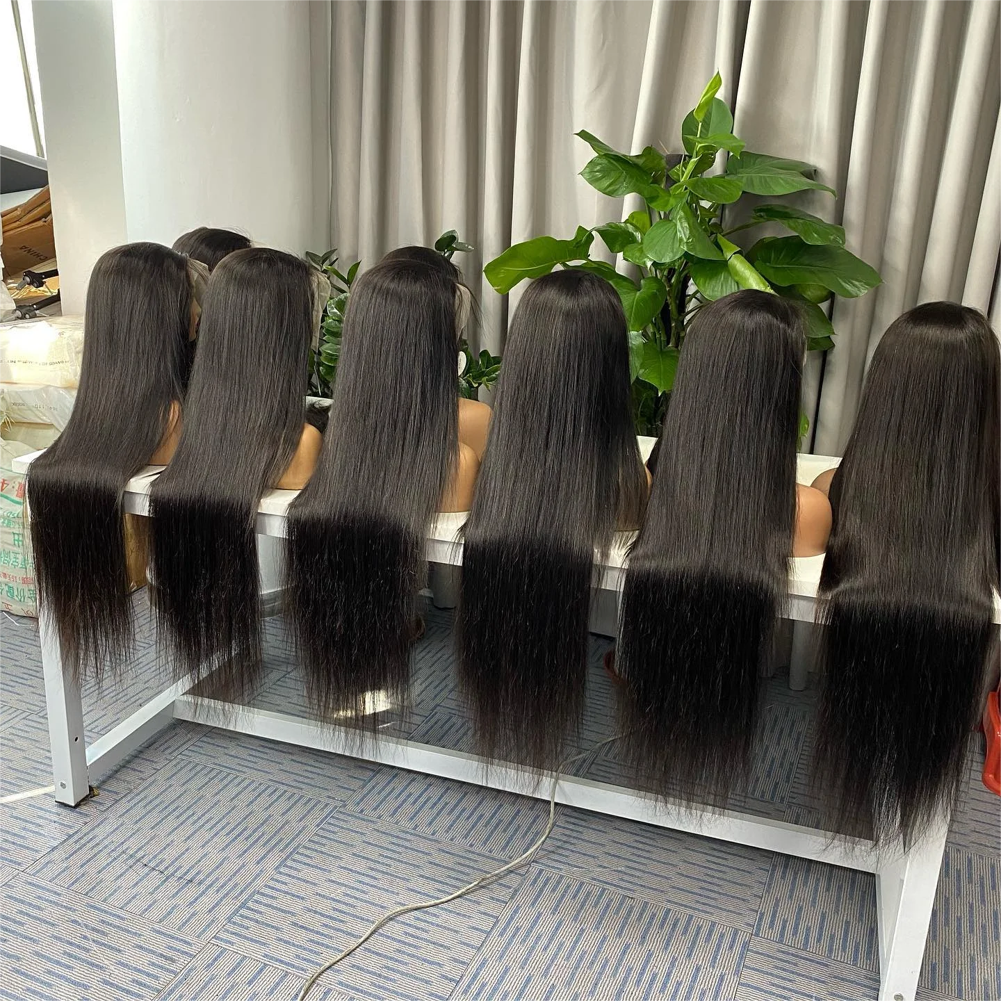 Raw 100% Virgin Human Hair Brazilian Remy Hair Wholesale Water Wave Lace Front Wigs Cuticle Aligned hd Lace Frontal Wigs