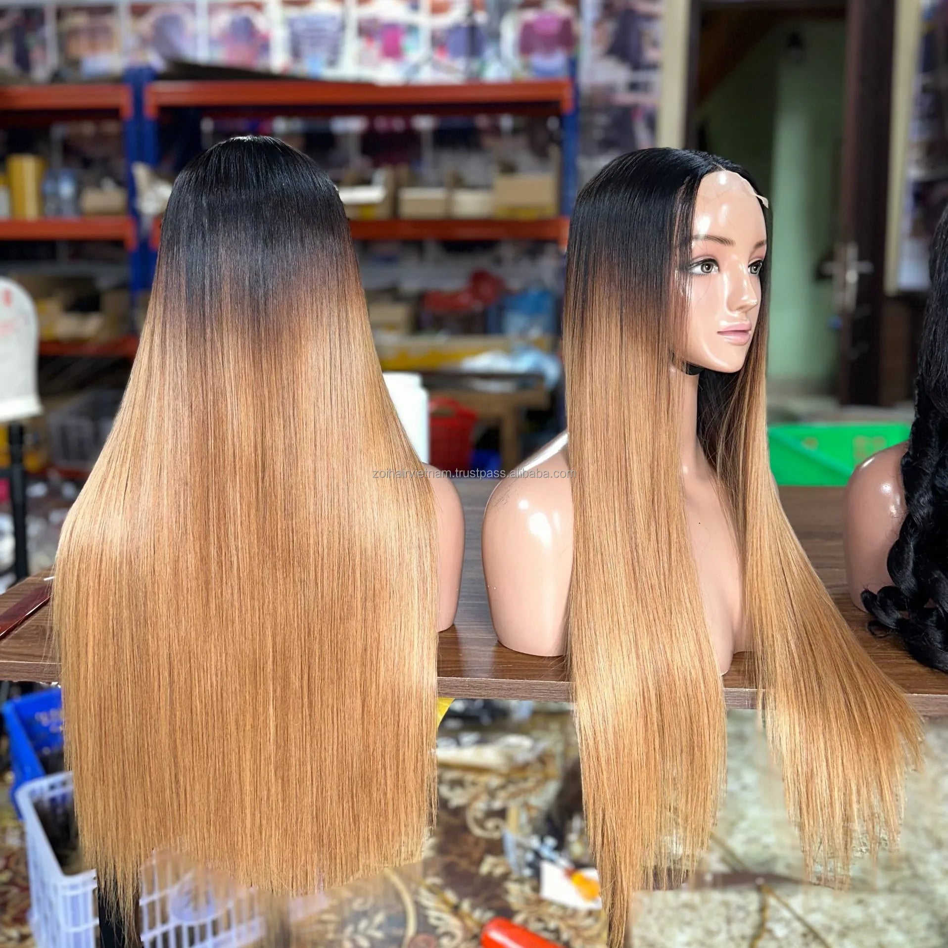Premium Virgin Hair Products Human Hair Wigs Bone Straight Lace Front Wigs Vietnamese Raw Hair Smooth No Tangle