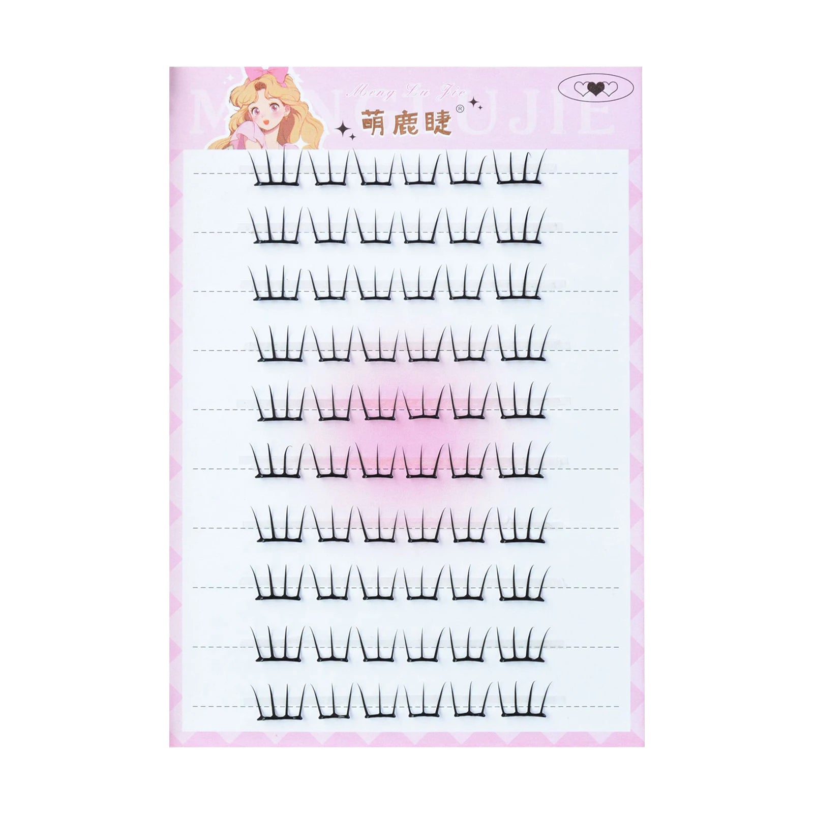 Korean Idol DIY Lashes Extension Cute Cat Paw False Eyelashes Natural Make Up Large Capacity DIY Lash Cluster