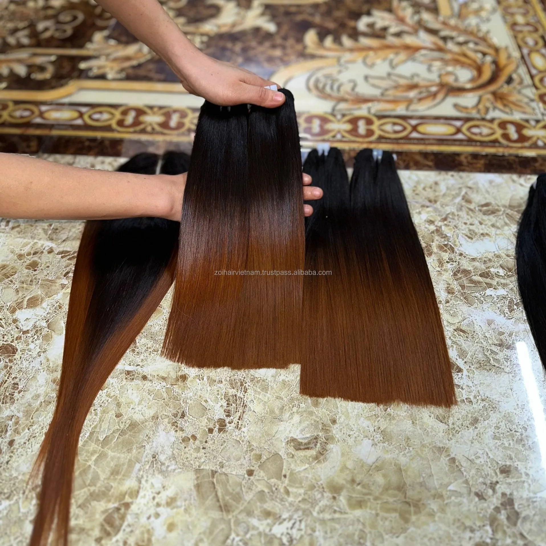 Hot Selling Vietnamese Raw Hair Bundles Weft Human Hair Extensions with Lace Front set Human Hair Wigs Lae Front Women's for