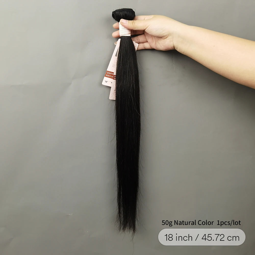 10"-26 28 30 Inch Human Hair Bundles Brazilian Hair Weave Bundles Straight Human Hair Bundles 30 Inch Bundles Hair Extensions
