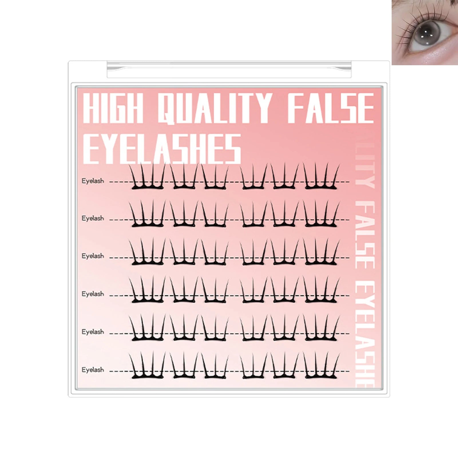 Korean Idol DIY Lashes Extension Cute Cat Paw False Eyelashes Natural Make Up Large Capacity DIY Lash Cluster