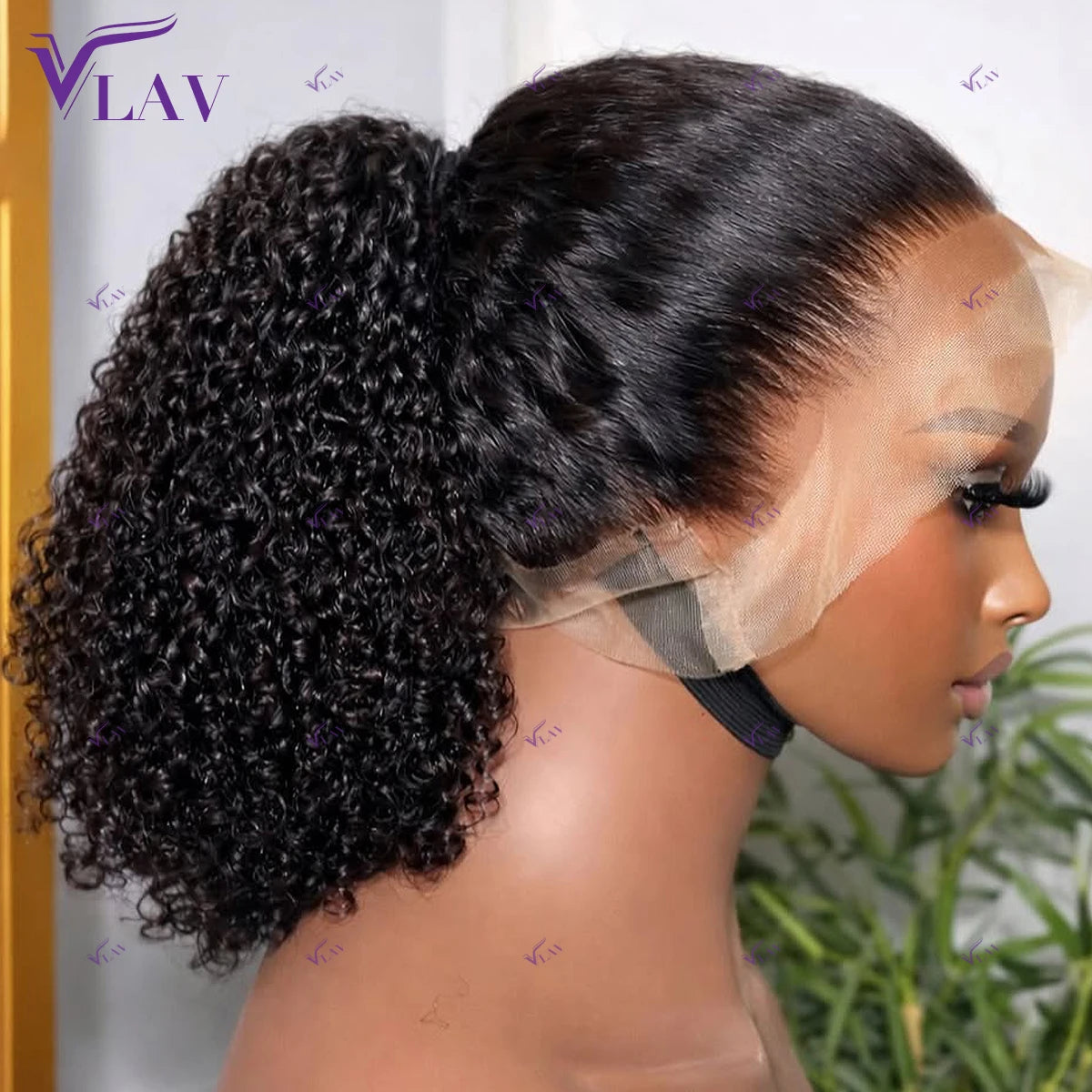13x4 Human Hair Wigs For Women Brazilian 450 High Density Kinky Curly Glueless Wigs 13x6 HD Lace Frontal Wig 360 PrePlucked Lace