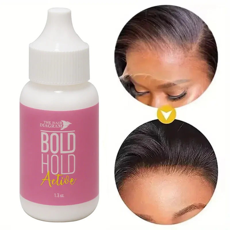 37g Lace Wig Glue, Waterproof Adhesive with Water-Based Formula. Mild and Non-Irritating, Quick-Drying, Firmly Secures Wigs, Lac