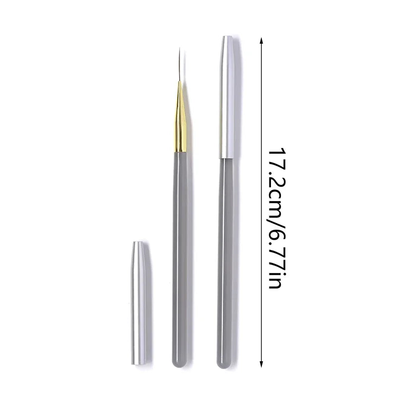 Nail Art Liner Brushes Gel Nail Brush Extremely Fine Nail Polish Painting Brush Drawing Nail Art Design