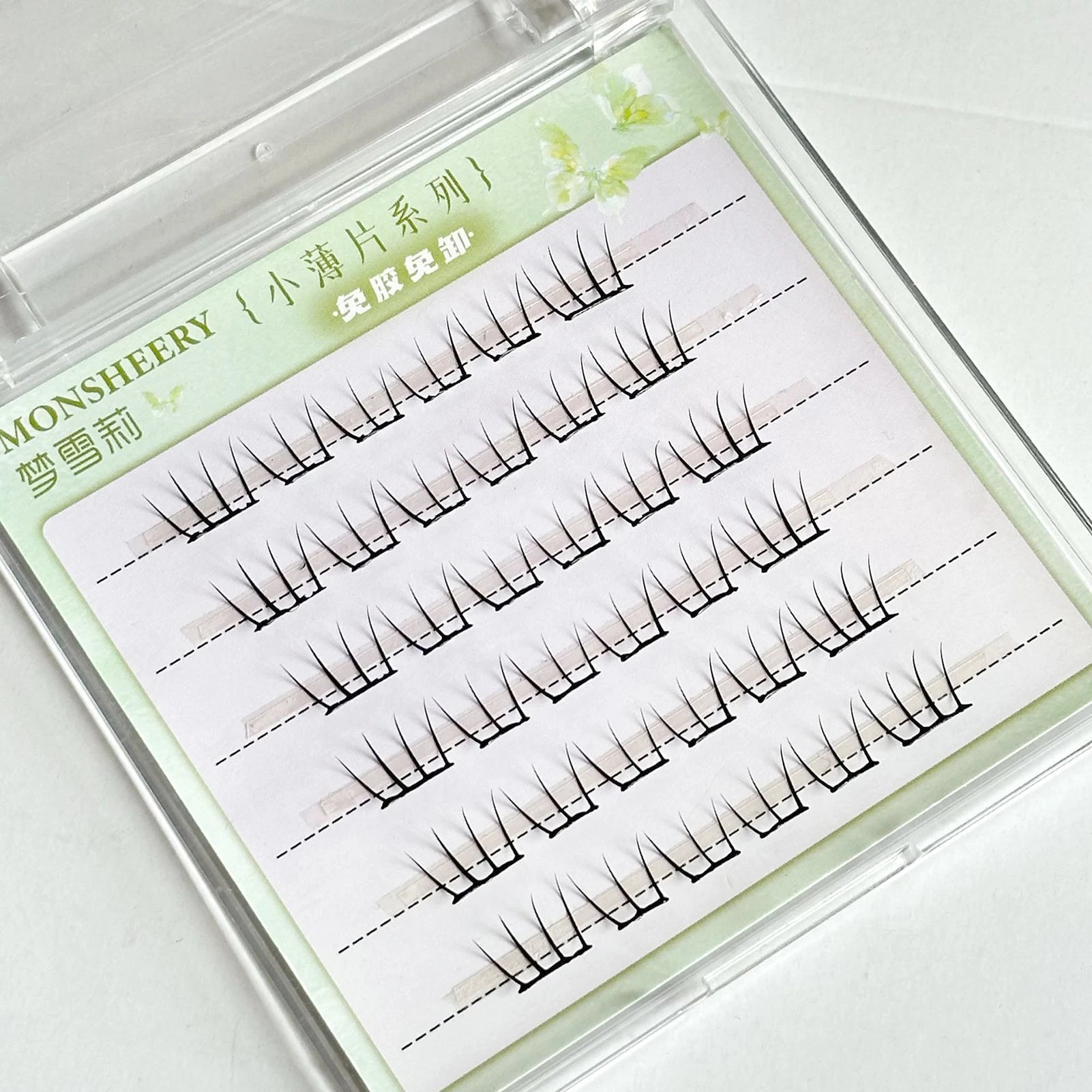 Korean Idol DIY Lashes Extension Cute Cat Paw False Eyelashes Natural Make Up Large Capacity DIY Lash Cluster