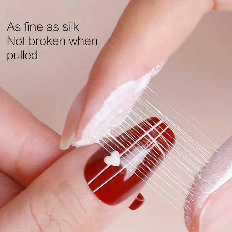 Nail Art Elastic Gel Polish for Carving and Painting Designs, 4 Colors