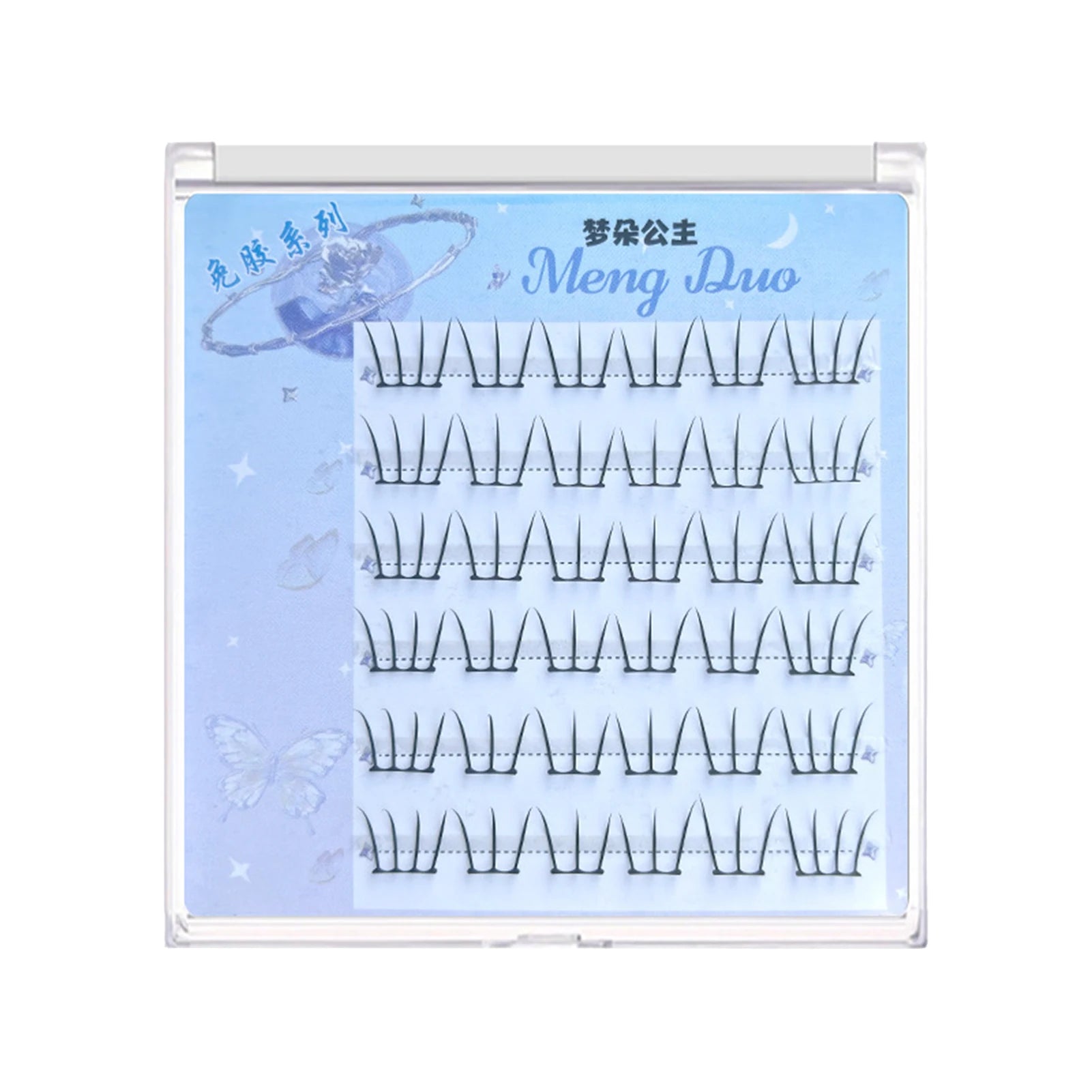 Korean Idol DIY Lashes Extension Cute Cat Paw False Eyelashes Natural Make Up Large Capacity DIY Lash Cluster