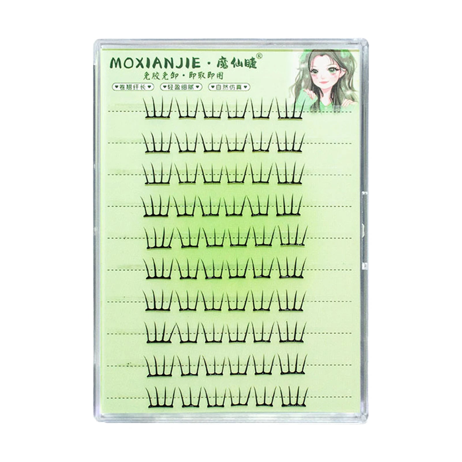Korean Idol DIY Lashes Extension Cute Cat Paw False Eyelashes Natural Make Up Large Capacity DIY Lash Cluster